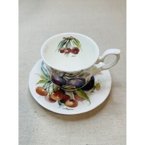 Duchess Fine Bone China English Footed 9-oz Demitasse Cup & Saucer Collectible‎